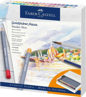 Kredki Goldfaber Aqua 38 kolorów + 2 ołówki + pędzel