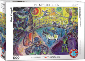 Puzzle 1000. Koń cyrkowy. Marc Chagall