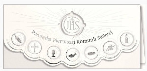 Kartka okolicznościowa. Komunia DK08