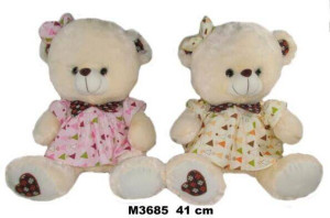 Miś w ubranku 41cm MIX