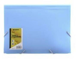 Teczka z przegródkami A4 PP-104 niebieska