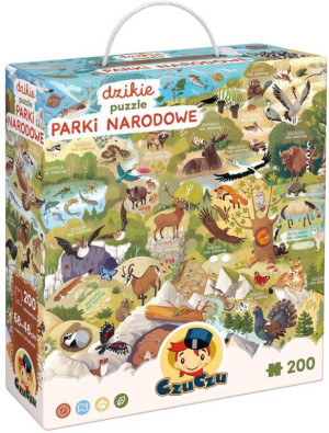 CzuCzu. Parki narodowe. Dzikie puzzle. 6+
