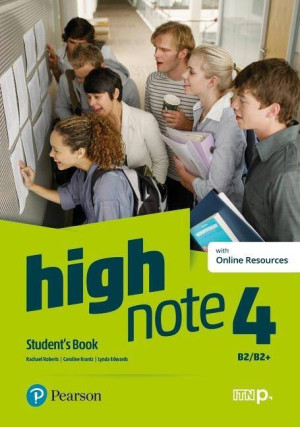 High Note 4. Student's Book (Podręcznik) + Kod Digital Resources + Interactive eBook + MyEnglishLab & Online Practice. Poziom B2/B2+. Język angielski