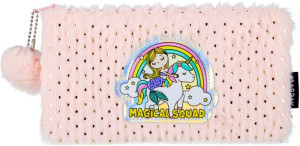 Piórnik saszetka pluszowa. Cristal Unicorn