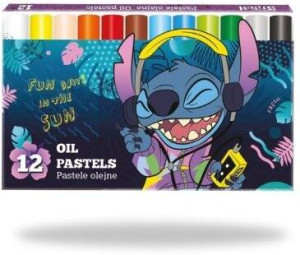 Pastele olejne Disney Core Stitch 12 kolorów