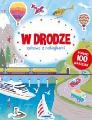 W drodze. Zabawa z naklejkami