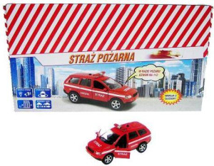 Auto Straż 11 cm z głosem