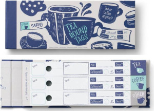 Znaczniki do kawy/herbaty - Tea round tags