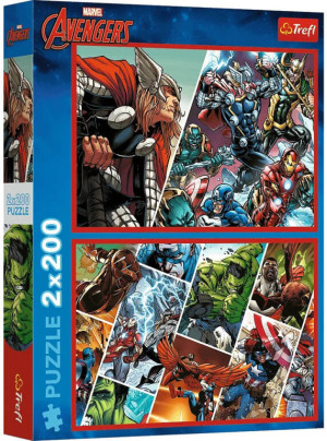 Puzzle 2x200 Obrońcy świata TREFL