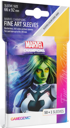 Gamegenic: Marvel Champions Fine Art Sleeves (66 mm x 92 mm) Gamora 50+1 szt.