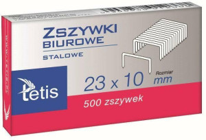Zszywki biurowe 23x10mm