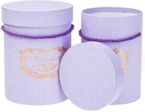 Pudełko Flower Box purpurowy ROZETTE