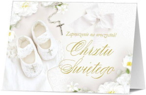 Zaproszenie Chrzest