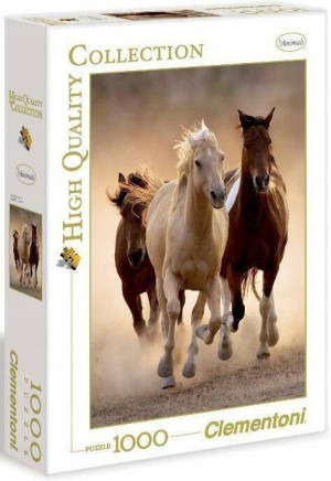 Puzzle 1000. High Quality Collection. Biegnące konie