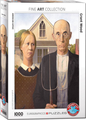 Puzzle 1000 American Gothic by Grant Wood 6000-5479
