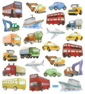 Naklejki papierowe - Transport