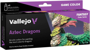 Vallejo: 72.195 - Game Color - Aztec Dragons (8 x 18 ml)