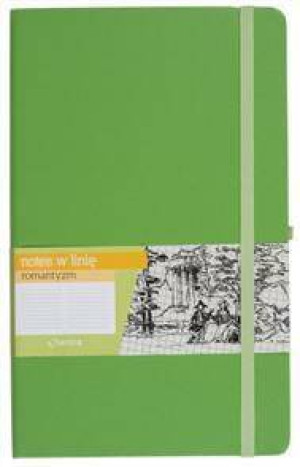 Notes A5 Linia Romantyzm Zielony ANTRA