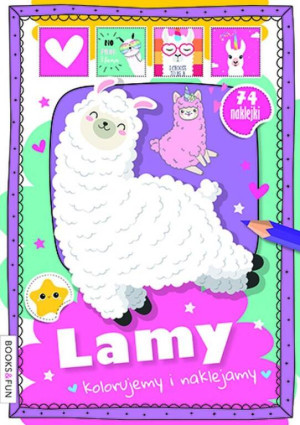 Kolorujemy i naklejamy. Lamy