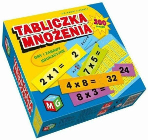 Tabliczka mnożenia. Gra edukacyjna. Multigra