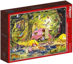 Puzzle 1000 Wróżkowy camping z przyjaciółmi