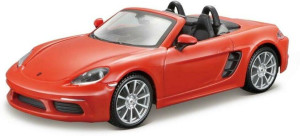 Porsche 718 Boxster Orange 1:24