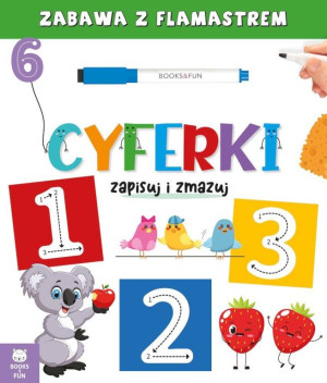 Cyferki. Zabawa z flamastrem