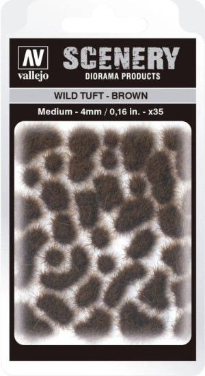 Vallejo: SC411 - Scenery - Wild Tuft - Brown (5 mm x 35)