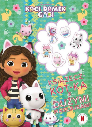Koci Domek Gabi. Książecz-kot-ka z naklejkami