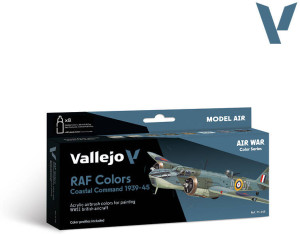 Vallejo: 71.148 - Model Air - Air War - RAF Colors - Coastal Command 1939-45 (8x18 ml)