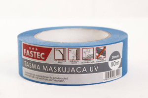 Taśma maskująca 38mm x 50m profesjonalna niebieska