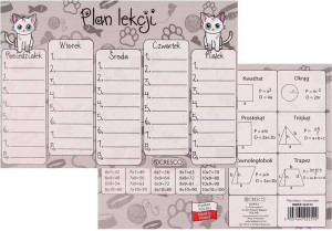 Plan lekcji A5 Brytyjczyk (25szt)