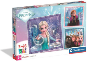 Puzzle 3 x 48 Super Color Princess