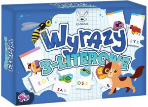 Kangur. Wyrazy 3-literowe. Puzzle