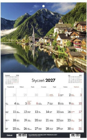 Kalendarz 2027 Jednodzielny Premium Miasto