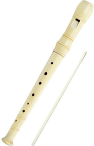 Flet. Instrument muzyczny. Prosty drewniany