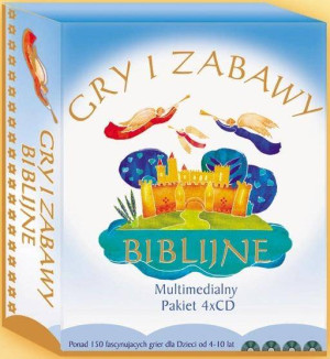 Gry i zabawy biblijne. Multimedialny pakiet 4 CD