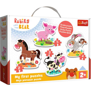 Trefl. Puzzle Baby Classic Na farmie