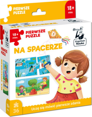 Na spacerze. Pierwsze puzzle. Kapitan Nauka