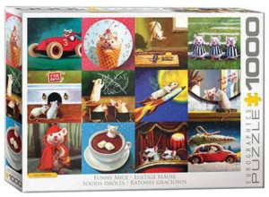 Puzzle 1000 Śmieszne myszy