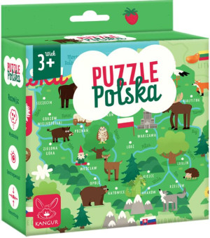 Puzzle Polska 3+ Kangur