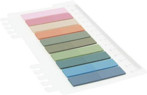 Zakładki indeksujące plastikowe 10x20 12mmx45mm