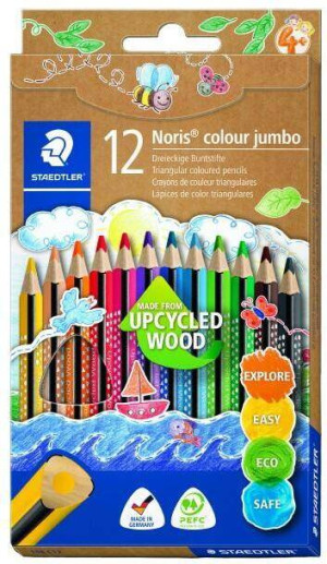 Kredki trójkątne Noris Colour 12 kolorów