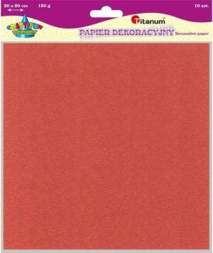 Papier dekoracyjny tłoczony kwiaty mix 10szt