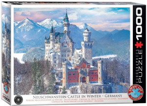 Puzzle 1000 Zamek Neuschwanstein zimą Niemcy 6000-5419