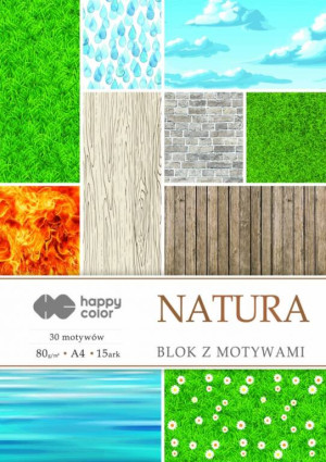 Blok z motywami Natura A4/15ark