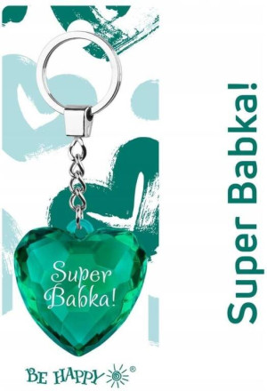 Brelok serce Super Babka!