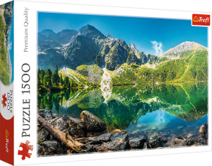 Jezioro Morskie Oko, Tatry. Puzzle 1500. Trefl