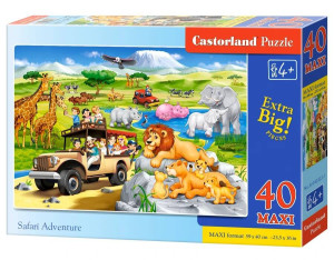 Puzzle 40 maxi. Safari Adventure