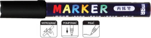 Marker akrylowy 1-2mm czarny M&G